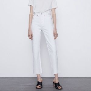 Zara White Jeans